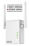 Asus RP-N12 / WiFi repeater a multimediálny most, 802.11n až 300 Mbps, WPS, 1x LAN, Roaming assist (90IG01X0-BO2100)