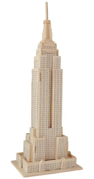 Woodcraft Drevené 3D puzzle Empire State Building