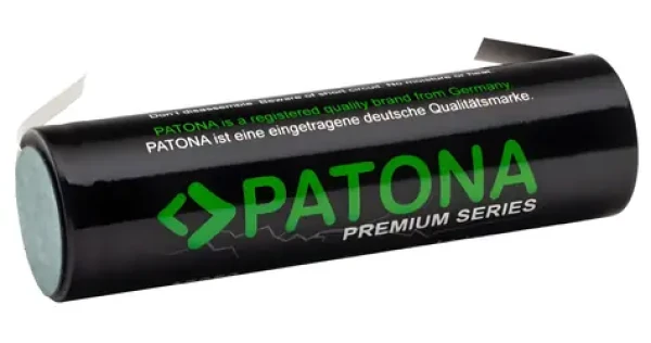 Patona 18650 / Nabíjacie batérie / Li- ION / 3000mAh / Premium / 3,7 V / páskové vývody pre spájkovanie (PT6526)