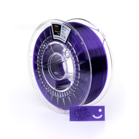 PET-G filament Violet Glass TR 1,75 mm Print With Smile 1 kg