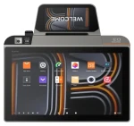 D3 Mini GMS / POS terminál / Android 13 / 10,1 "+4" displej / 3/32GB / 4G / Tlačiareň 80 mm / Skener (P01260020)