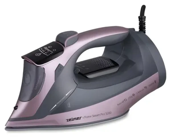 Zelmer ZIR4900 PrimeSteam fialovo-šedá / Naparovacia žehlička / 3200 W / keramická plocha / parný ráz 270 g/min (ZIR4900)