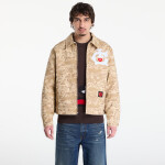 Bunda Billionaire Boys Club Icecream Snakeskin Quilted Work Jacket Light Brown XL