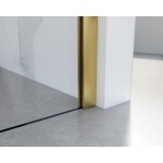 HOPA - Walk-in sprchovací kút LAGOS GOLD NEW 200 - Farba rámu - Zlatá, Rozmer A - 150, Rozmer C - 200, Výplň - Číre bezpečnostné sklo - 8 mm BCLAGO15BGCN2