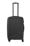 Stredný škrupinový kufor na kolieskach Travelite Bali M Black