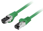 Lanberg CAT8.1 S/FTP CU 2m zelená / Patch kábel / LSZH / Fluke Passed (PCF8-10CU-0200-G)
