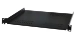 Xtendlan čierna / Polica / 280mm / univerzálna / 2U / 45kg nosnosť (CPOLIC2U28-B)