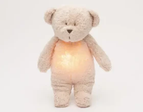 Moonie Uspávací Medveď 2.0 Organic Rose