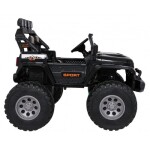 Mamido Elektrické autíčko Extreme Sport 4x4 s premenlivou veľkosťou čiernej