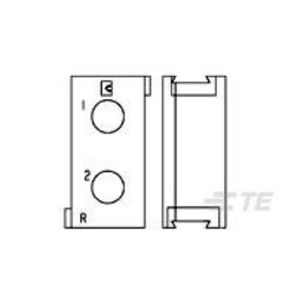 TE Connectivity 6648515-1 1 ks Package; 6648515-1