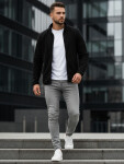 Pánska mikina BX4771 čierna - FashionStreet XL