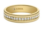 Fossil Pozlátený prsteň s kubickými zirkónmi Archival JOF01035710 52 mm