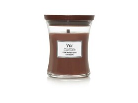 WoodWick sviečka stredná Stone Washed Suede 275