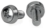 StarTech Skrutky do racku 12-24 16,5 mm strieborná / Montážna sada pre rack / 50 ks (CABSCRWS1224)