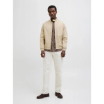 Jack&Jones pánska bunda JPRBLUBRAD BOMBER JACKET SN 12273393 WHITE PEPPER L