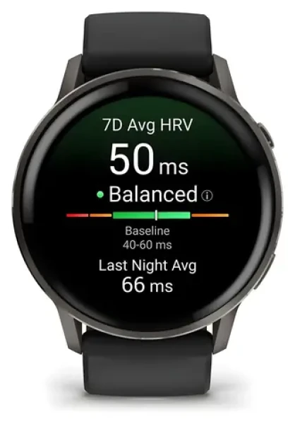Garmin Venu 4 45 mm čierna / Chytré hodinky / 1.4 "AMOLED / GPS / Wi-Fi / 5 ATM (010-03014-00)