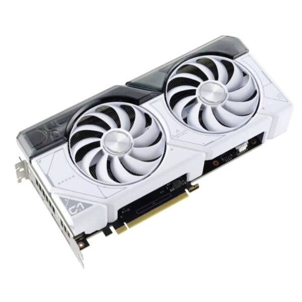 ASUS Dual GeForce RTX 4070 White Edition / 2505 MHz / 12GB GDDR6X / 192bit / 1x HDMI + 3x DP / 200W (8) (90YV0IZ5-M0NA00 )