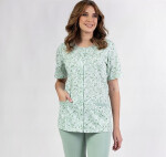 Pyžamo Regina 694 cr/r M-XL W25 dámske nezapnuté zelená L