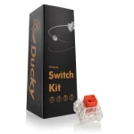 Ducky Kailh Box Red Switches / mechanické / 3-Pin / lineárne / MX-Stem / 45g / červená / 110 kláves (DSK110-RPA2)