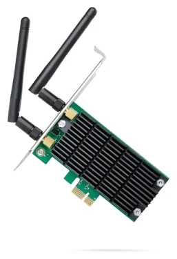 TP-LINK Archer T4E / Wi-Fi PCI-E adaptér AC1200 / 2,4 GHz 300 Mb/s / 5 GHz 867 Mb/s / PCI-Express x1