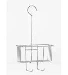 Compactor Keep Závesný košík do sprchy s háčikom chróm / 22.4 x 8.5 x v. 39.5 cm (3370910101201)
