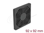 DeLock Vetracia mriežka s prachovým filtrom čierna / Príslušenstvo / 92 x 92 mm (67312)