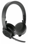 Logitech MSFT Zone Wireless čierna / bezdrôtový USB headset / mikrofón / USB-A prijímač + Bluetooth / Qi bezdr. nabíjanie (981-000854)