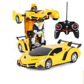 Mamido Auto Robot Transformers 2v1 na diaľkové ovládanie RC žltý