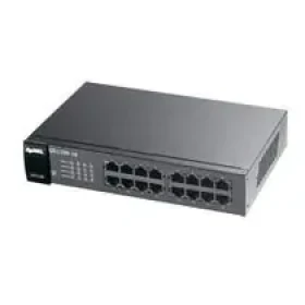 ZyXEL GS1100-16 / 16- Port 10/100/1000Mbps / Gigabit Ethernet switch / Fanless / 802.3az (Green) / desktop (GS1100-16-EU0101F)