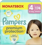 Pampers Premium Protection 9-14 kg (174 ks) / plienkové nohavičky / veľkosť 4 (9-14 kg) (8006540705612)