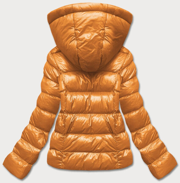 Dámska zimná športová bunda v kurkumovej farbe (5m782-254) odstíny žluté L (40)