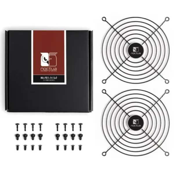 Noctua NA-FG1-14 Sx2 (2ks) čierna / Mriežka pre ventilátor / 140 mm (NA-FG1-14 SX2)