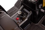 Mamido Mamido Dětský elektrický traktor TITAN 24V 400W s přívěsem a lžíci žlutý