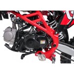 Mamido Detská benzínová motorka RamiGO ULTRA 66 125CC červená