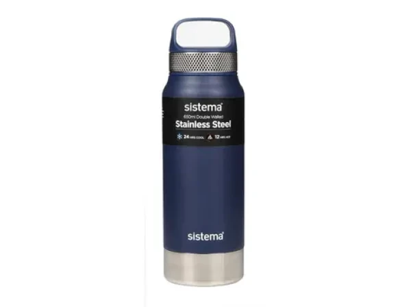 Sistema Hydrate Stainless Steel Nerezová termoska 650 ml modrá (8592001423275)