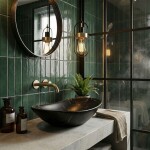 REA - Umývadlo na dosku Royal 60 Black Marble Mat REA-U7478