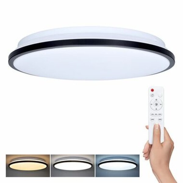 Solight WO8011 LED osvetlenie s diaľkovým ovládačom Jamil / 48W / 3360lm / 40cm / zmena chromatičnosti (8592718038298)