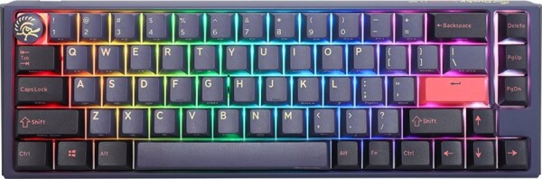 Ducky One 3 Cosmic Blue SF Gaming Tastatur, RGB LED - MX-Silent-Red (US)