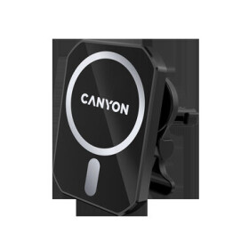 CANYON CM-15 MagSafe čierna / držiak do ventilácie auta / magnetický / 15W MagSafe nabíjanie (CNE-CCA15B01)