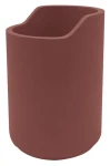 Spirella SYBELLA matne karmínová / Téglik na zubné kefky / Polyresin