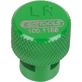 Odvzdušňovač pneumatík TPMS / TPMS, zelený, ľavý vzadu KS Tools 100.1188; 100.1188