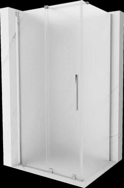 MEXEN/S - Velár sprchovací kút, posuvné dvere 110 x 70, dekor, chróm 871-110-070-31-01