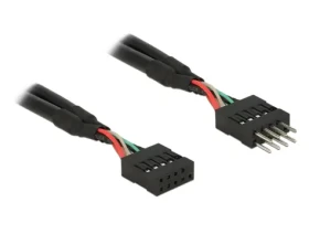 DeLock USB 2.0 Pin konektor predlžovací kábel 10 pin samec / samica 25 cm (83873DE)