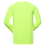 Pánské rychleschnoucí triko ALPINE PRO AMAD neon safety yellow varianta pb XL