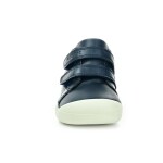 Geox Steppieup Wax.Lea Navy/White celoročné členkové barefoot topánky 26 EUR