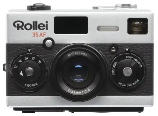 Rollei 35AF čierna / analógový fotoaparát / 35mm film / blesk (10856)