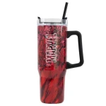 STOR MARVEL Nerezový termohrnček so slamkou 940ml (8412497754434)