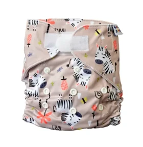 GaGa's Látková plienka AIO ZEBRA na suchý zips (8594197442122)