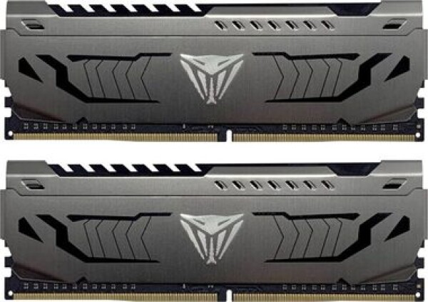 Patriot Viper Steel 16GB (2x8GB) 3600MHz sivá / DDR4 / CL17-19-19-39 / 1.35 V / XMP (PVS416G360C7K)