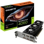 GIGABYTE RTX 4060 Low Profile OC 8G / 1830 - 2475 MHz / 8GB GDDR6 / 128-bit / 2x HDMI + 2x DP / (8) (GV-N4060OC-8GL)